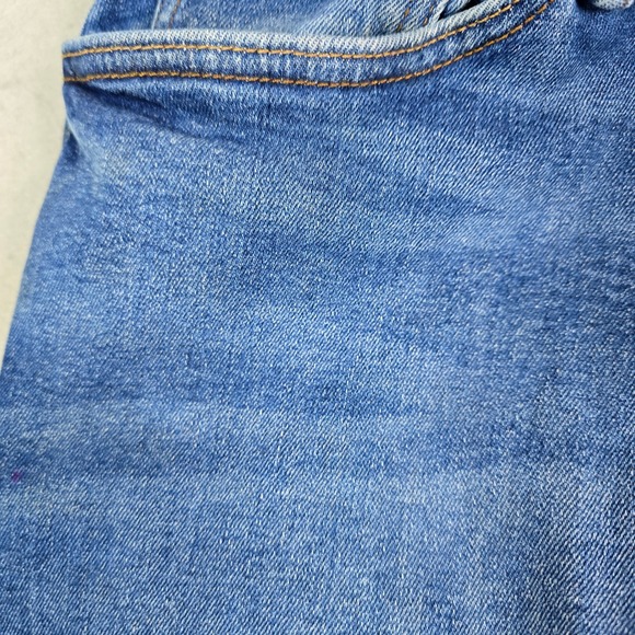 Banana Republic Tapered Fit Jeans Mens 36x34 (36x33) Blue Medium Wash Stretch - Picture 9 of 9